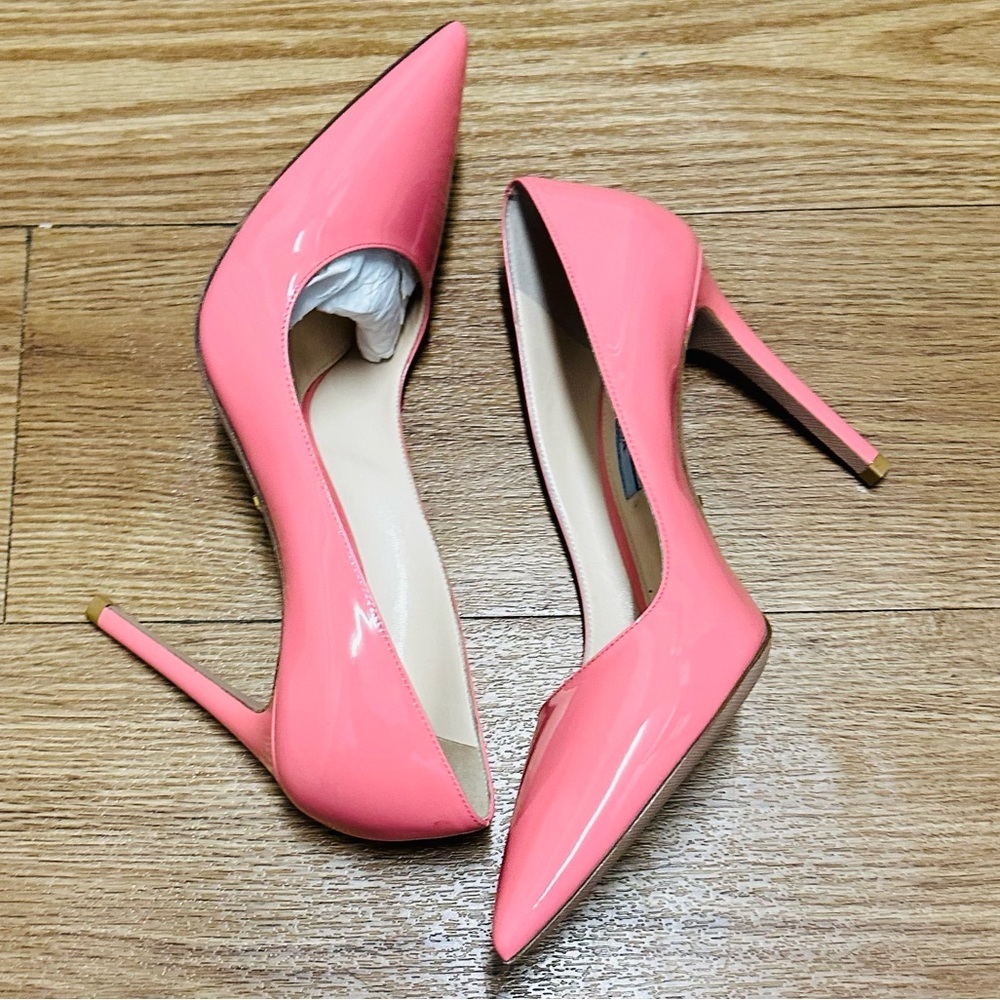 PRADA Pink Patent Leather Pump Heels - Picture 9 of 16